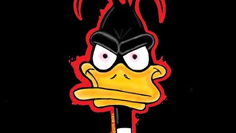 HOW TO DRAW DAFFY DUCK -  step by step