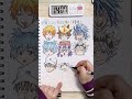 45分で何ができる？ジャンプの主人公何人描けるか検証！第３弾　#Shorts