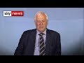 Former Hong Kong governor Chris Patten praises protesters