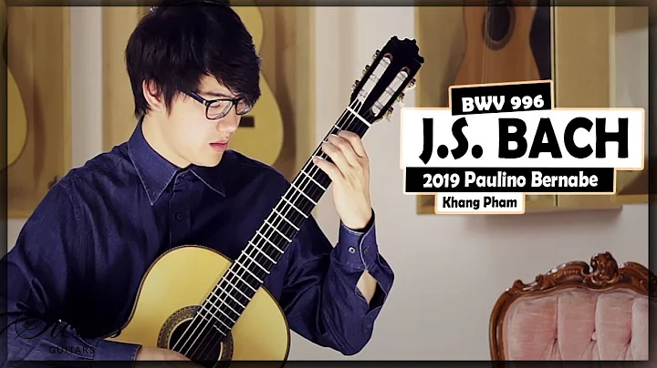 J. S. Bach - Prelude BWV 996 - played by Khang Pha...
