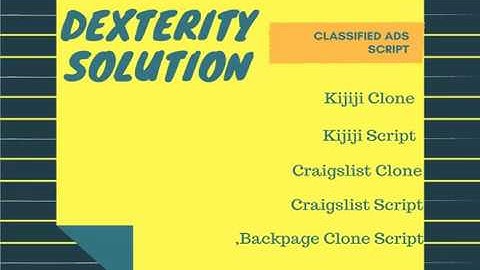 Kijiji Clone - Kijiji Script | Backpage Clone Script (2018)