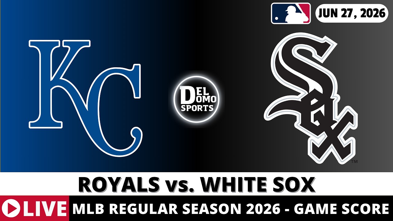 KANSAS CITY ROYALS VS CHICAGO WHITE SOX ⚾️ MLB Game Score Radio Play-by-Play