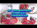 DIY ELEGANTES DECORACIONES PARA NAVIDAD  $6