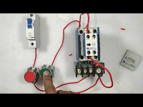 Dol starter control wiring | explain direct online starter | DOL स्टार्टर कंट्रोल वायरिंग कैसे करे