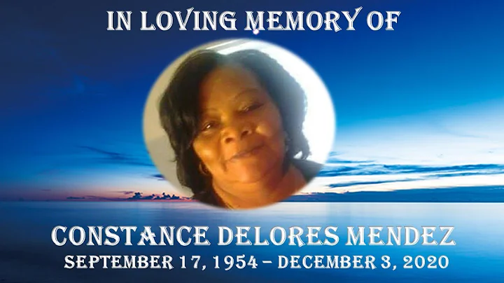 Constance Delores Mendez - Celebration Of Life