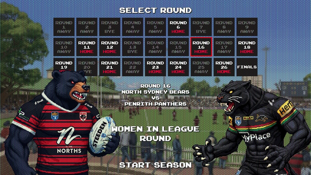 North Sydney Bearss 2026 Home Draw