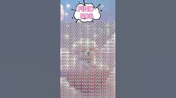 Challenge yourself to FIND 505 in 5sec #pickyourbrain