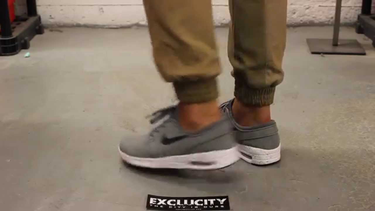 Nike SB Stefan Janoski Max L "Cool Grey" Video at Exclucity - YouTube