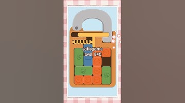 Satisgame level 840 solution #CozyGaming #RelaxingGames #iOSGames #SatisfyingGames #MobileGames