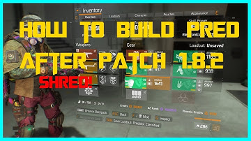 How to build predators mark after patch 1.8.2