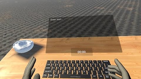 Oculus Quest Hand Tracking Keyboard