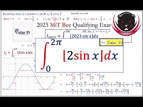 a quick antiderivative problem from the MIT integration bee finals (2022) 