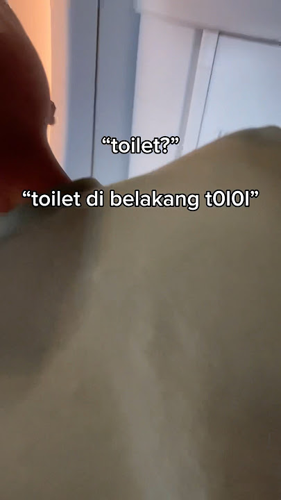 Ternyata toilet pesawat itu disini!