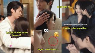 Byeon Wooseok pulled IU into his arms with EXTRA strength…her lipstick ended up all over his suit😭😂 screenshot 4