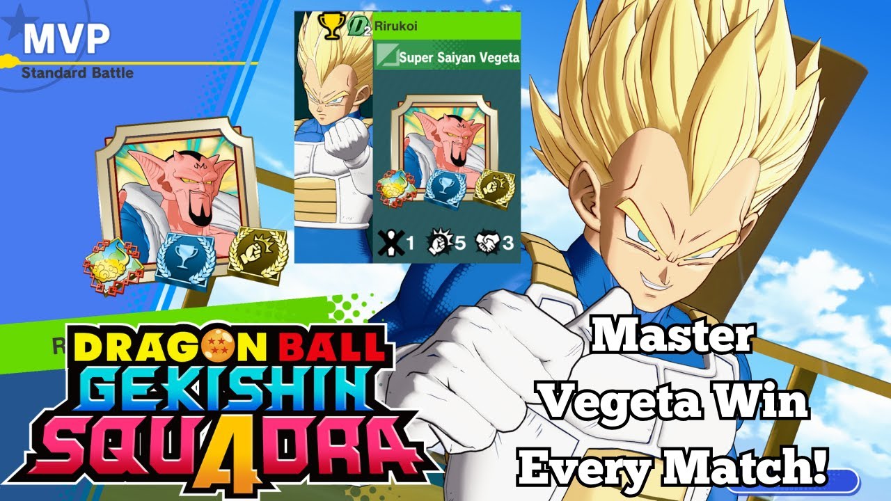 Руководство по сборке и стратегии мастера Веджеты! | DRAGON BALL GEKISHIN SQUADRA