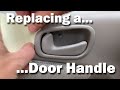 How to replace a Corolla door handle
