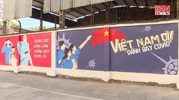 Độc đáo tranh tường cổ động phòng chống dịch Covid-19