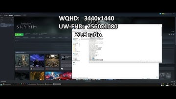 20s Easy FIX to run Skyrim | Fallouts 4 | Bethesda games in ultrawide 3440x1440 WQHD 21:9