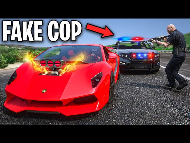 FAKE COP STEALS REAL COPS ID! *Gone wrong*