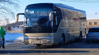 От г.Поронайск (Автовокзал) до П. Гастелло на автобус Yutong ZK6122HB7. Маршрут 502.