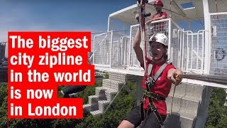 If you think the tube looks scary at rush hour, you’re yet to feel
wind blowing through your hair as hurtle down zip world london’s
225-metre descent...