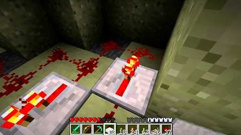 Redstone Piston Drawbridge