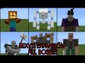 Minecraft Rexy's Expansion All Bosses ( Bedrock Addon )