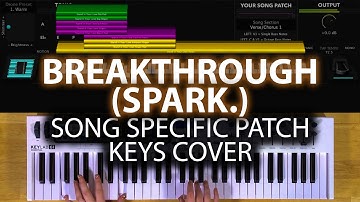 Breakthrough MainStage patch keyboard cover- Red Rocks Worship