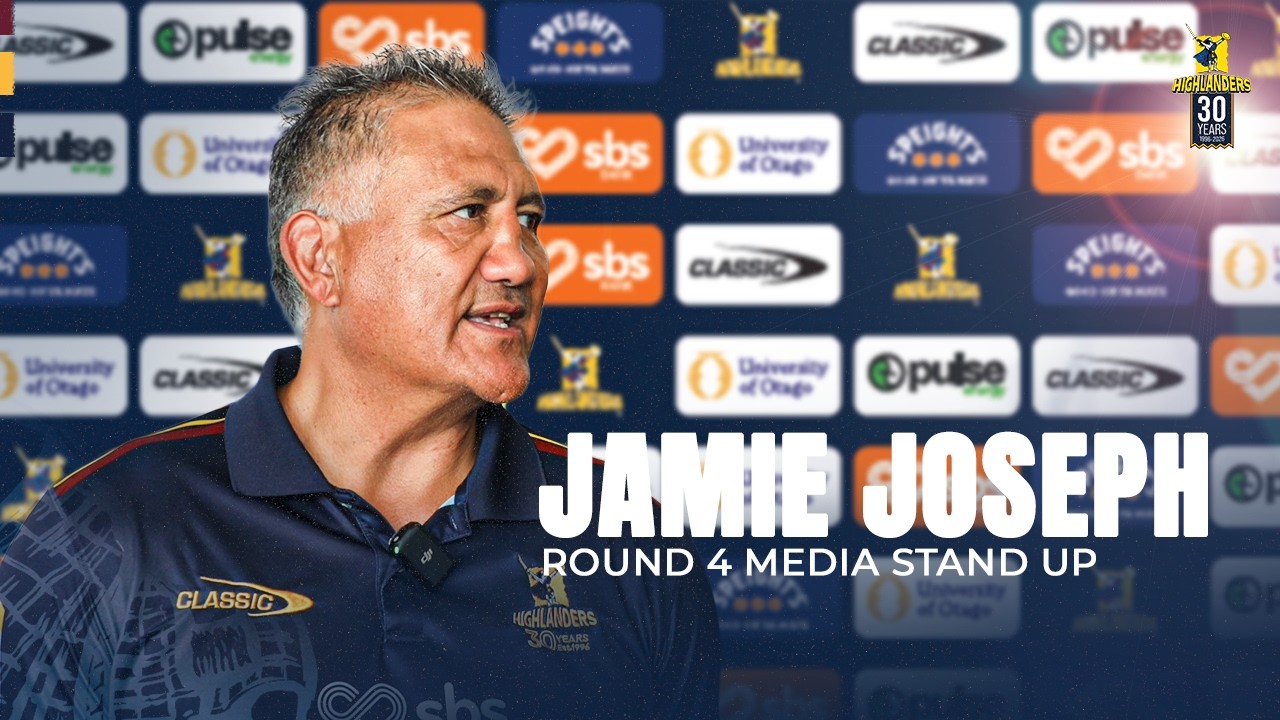 Jamie Joseph Media Stand-Up | Round 4 vs Western Force