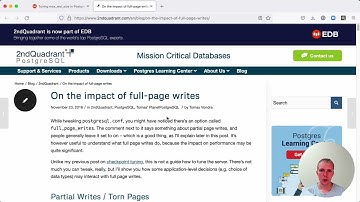 5mins of Postgres E10: max_wal_size, Postgres full page writes and UUID vs BIGINT primary keys