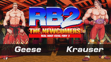 REAL BOUT FATAL FURY 2｜Combo Video #10 - GEESE and KRAUSER