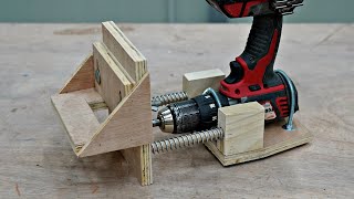 Turn Cordless Drill into Woodworking Tool