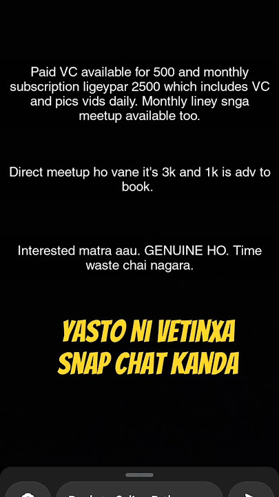 Snap Chat Kanda😂😂😂🙂 #kanda #snapchat