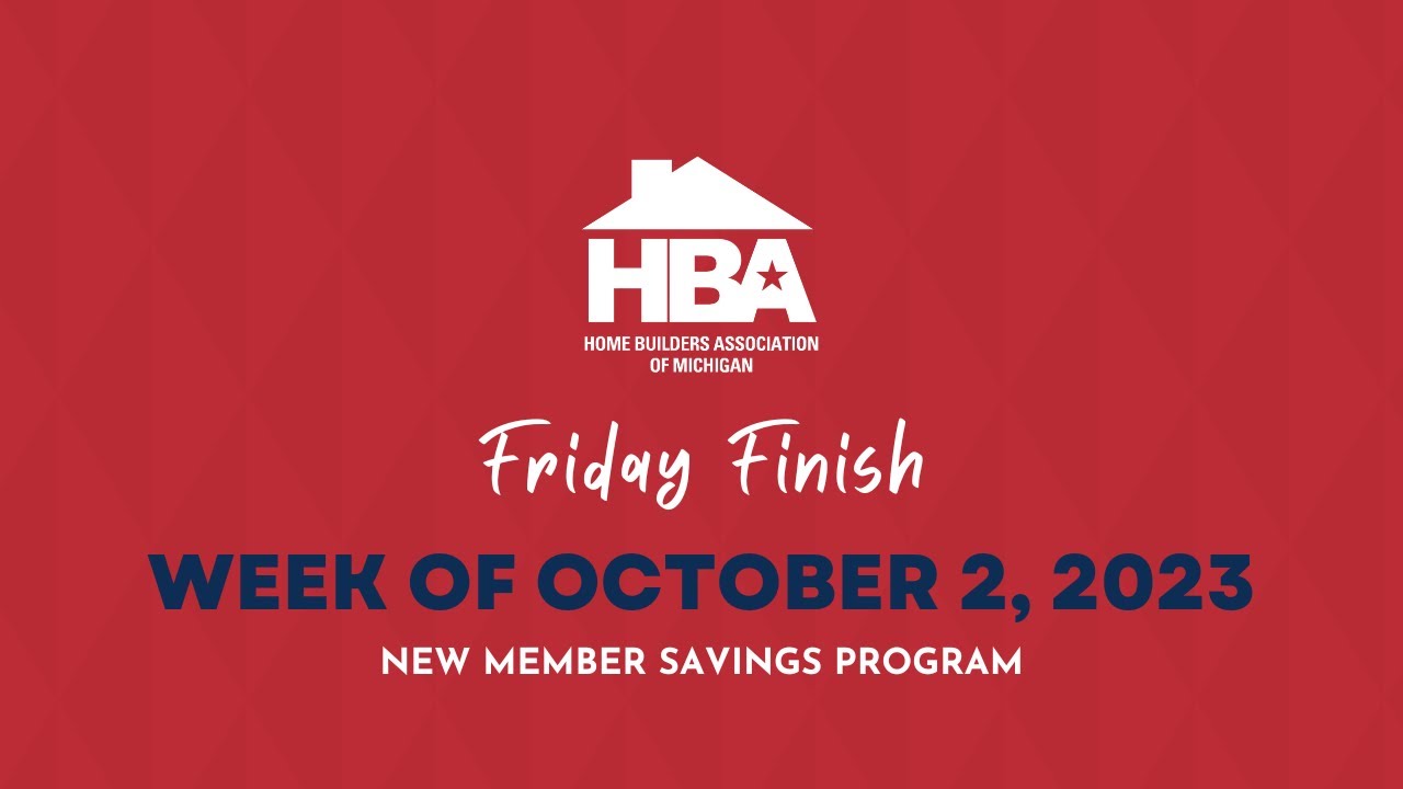 Friday Finish Week of October 2 - New Member Savings Program - YouTube