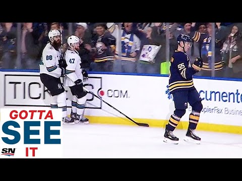 GOTTA SEE IT: Rasmus Ristolainen Goes Between His Legs To Fool Brent Burns & Scores Crazy Goal