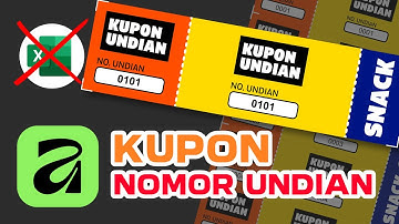 Tutorial Affinity Canva, Cara Membuat Kupon Dengan Nomor Undian Otomatis Tanpa Exel