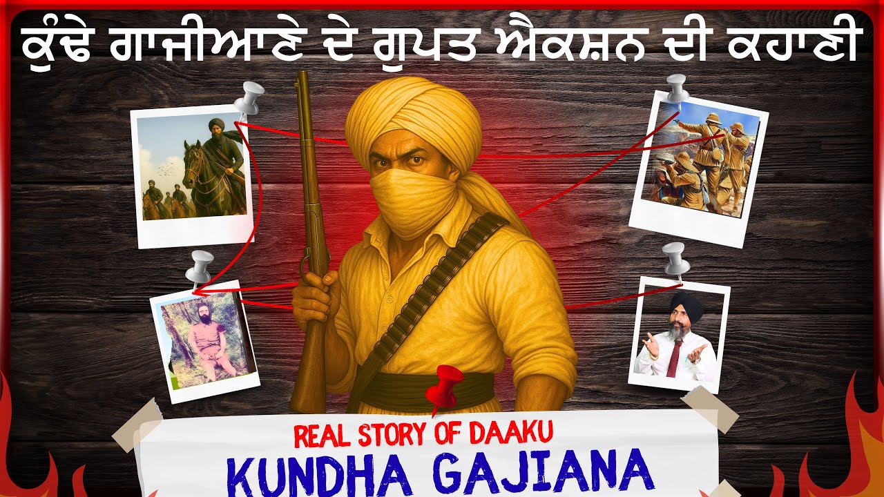 ਮਾਲ਼ਵੇ ਦਾ ਜੱਟ ਕੁੰਢਾ ਗਾਜੀਆਣਾ ॥ REAL STORY OF DAAKU  KUNDHA GAJIANA ॥ THRONE PUNJAB ॥ #facts #punjab 