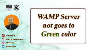WAMP Server does not go to Green color / مشکل سبز نشدن رنگ WAMP Server