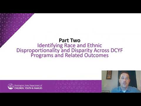 Using Data in DCYF: Disparity and disproportionality in service representation and outcomes