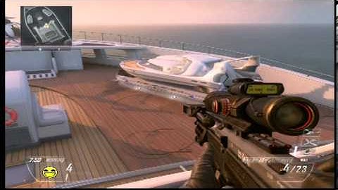 Black Ops 2 1v1 headshot only troll (Rage Quit)