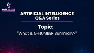 What is 5-NUMBER Summary?