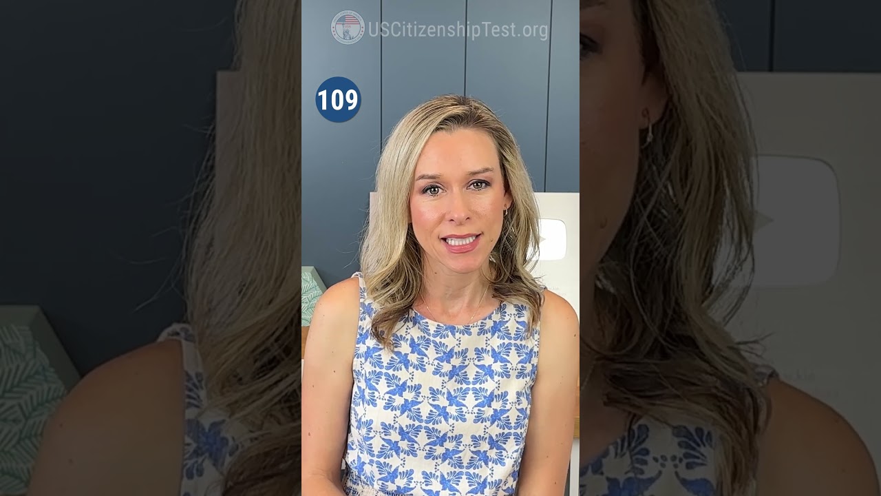 Official USCIS 128 Civics Q 109 | US Citizenship Test 2025 civics #n400  #citizenshipwithjackie