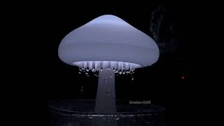 ASMR Mushroom Raindrop with Echo 8 Hours (เสียงโคมไฟเห็ดฝน)