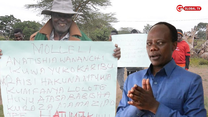 NAIBU WAZIRI MOLLEL AKATALIWA kwa MABANGO JIMBONI KWAKE KWENYE UBUNGE - "ATAPUNGUZA KURA za RAIS"..