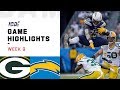 Packers vs. Chargers Week 9 Highlights | NFL 2019