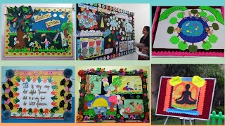 School notice board decoration ideas || amazing display board ideas for school screenshot 5