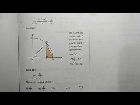 Ösym Tadında 2 Geometrik Limit Sorusu (345 ten)