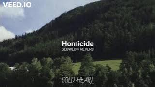 Homicide (SLOWED   REVERB) | Sidhu Moose Wala FT. Big Boi Deep & Sunny Malton | COLD HEART
