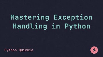 Mastering Exception Handling in Python: A Beginner