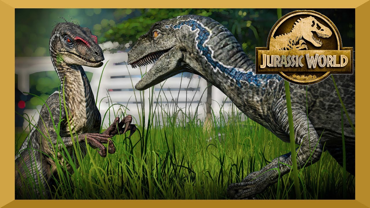 Blue Meets The Jp3 Raptors Jurassic World Evolution Best Of 